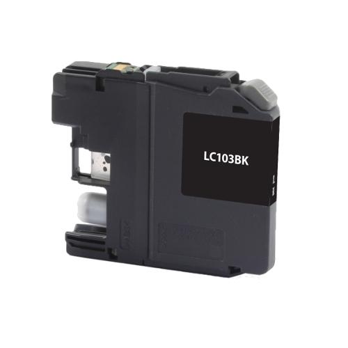Replacement For Brother LC103BK, LC101BK High Yield Black Inkjet Cartridge