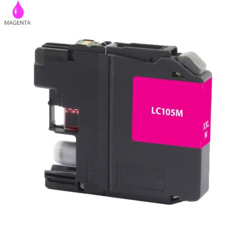 Replacement For Brother LC105M High Yield Magenta Inkjet Cartridge