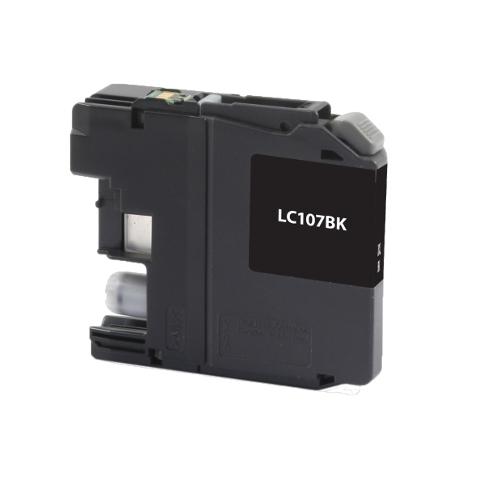 Replacement For Brother LC107BK High Yield Black Inkjet Cartridge