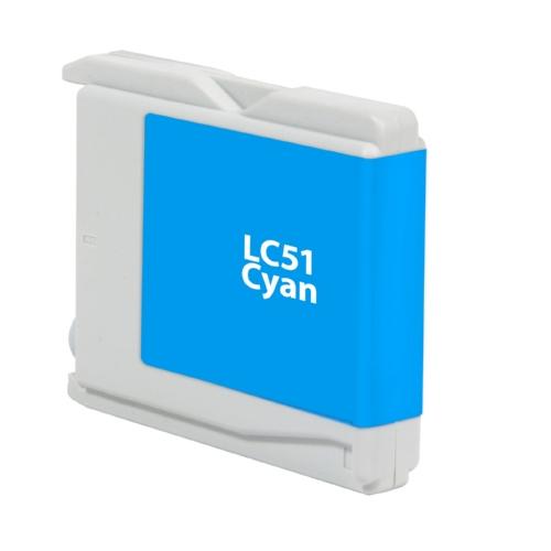 Replacement For Brother LC51C Cyan Inkjet Cartridge