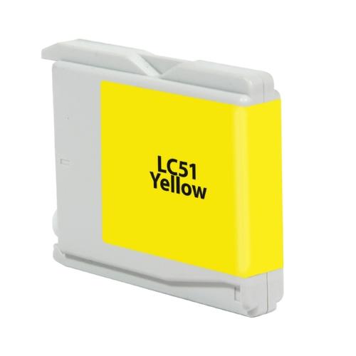 Replacement For Brother LC51Y Yellow Inkjet Cartridge