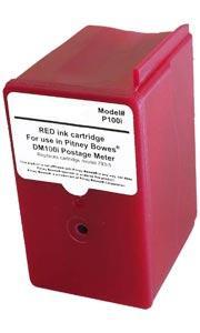Replacement For Pitney Bowes 793-5 Red Inkjet Cartridge