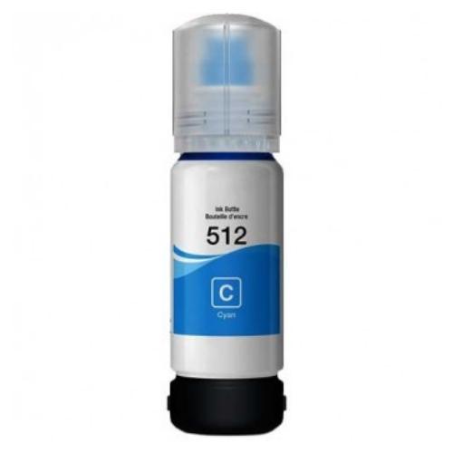 Replacement For Epson T512220-S Cyan EcoTank T512 Pigment Ink Bottle