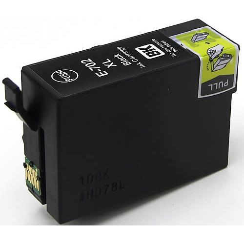 Replacement For Epson Remanufactured T702XL120 Black InkJet Cartridge