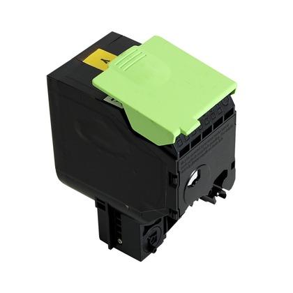 Replacement For Lexmark 80C1HY0 , 801HY Yellow Toner Cartridge