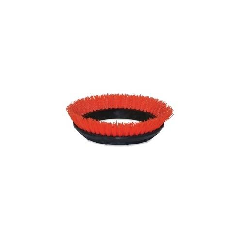 Oreck Orbiter Floor Machine Orange Scrub Brush - Nylon Bristle - 13" Overall Diameter - 1 Each