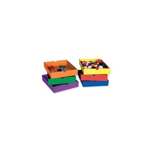Classroom Keepers 6-Shelf Drawers - Compartment Size 2.50" x 10.25" x 13.25" - 2.5" Height x 10.2" Width x 13.3" Depth - Recycled - Assorted Drawer - 6 / Set