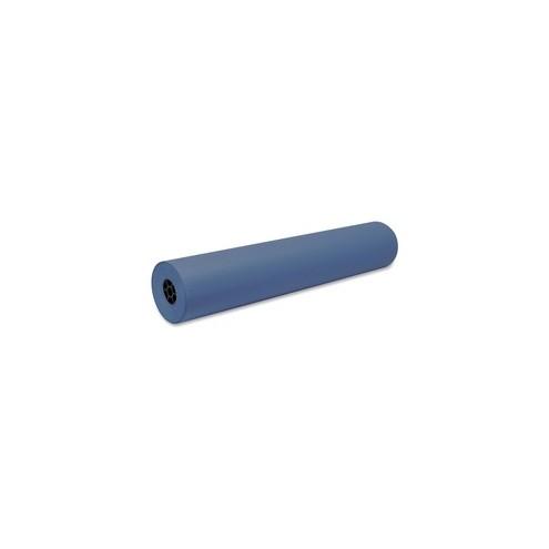 Decorol Flame-Retardant Art Paper Roll - Art, Classroom, Office, Banner, Bulletin Board - 7.40" x 36"1000 ft - 1 Roll - Blue - Sulphite