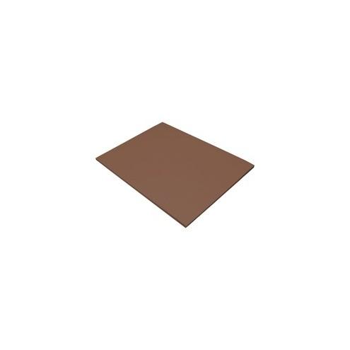 Riverside Super Heavyweight Construction Paper - Art Project, Craft Project - 24" x 18" - 50 / Pack - Dark Brown - Groundwood