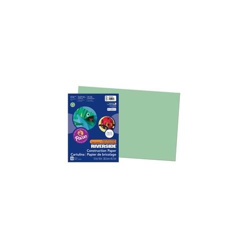 Riverside Construction Paper - 18" x 12" - 50 / Pack - Light Green