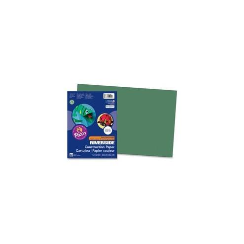 Riverside Construction Paper - 18" x 12" - 50 / Pack - Dark Green