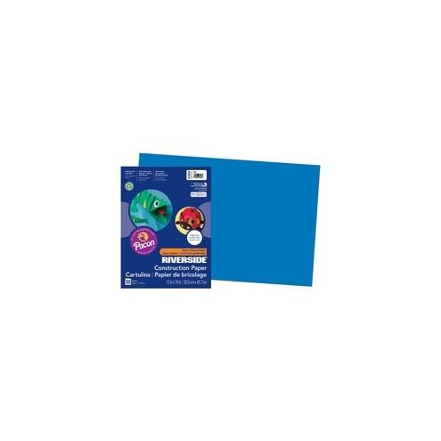 Riverside Construction Paper - 18" x 12" - 50 / Pack - Blue