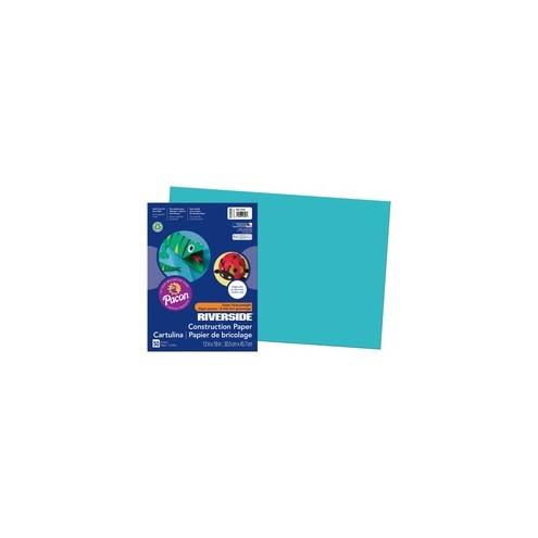 Riverside Construction Paper - Art Classes - 18" x 12" - 50 / Pack - Green