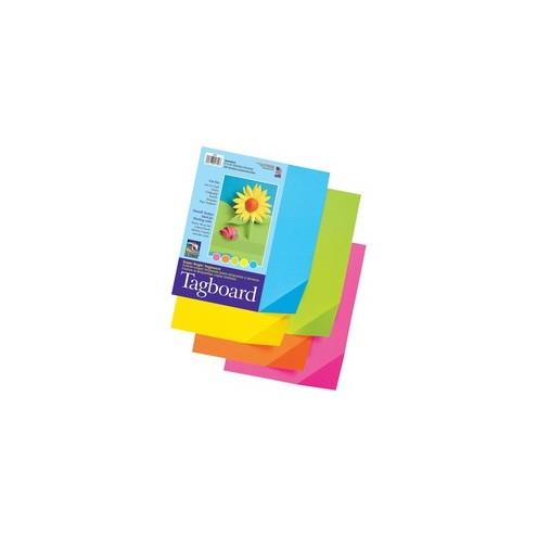 Pacon Super Bright Tagboard - Art - 9" x 12" - 1 / Pack - Assorted