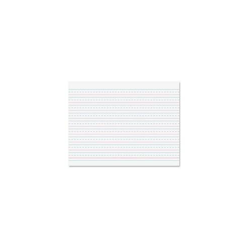 Pacon Multi-program Handwriting Tablet - 40 Sheets - Dotted - 0.50" Ruled - 10 1/2" x 8" - White Paper - Chipboard Cover - 1 / Each