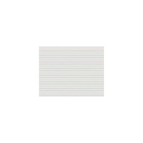 Pacon Skip-A-Line Newsprint Practice Paper - 500 Sheets - 0.75" Ruled - 11" x 8 1/2" - White Paper - 500 / Ream