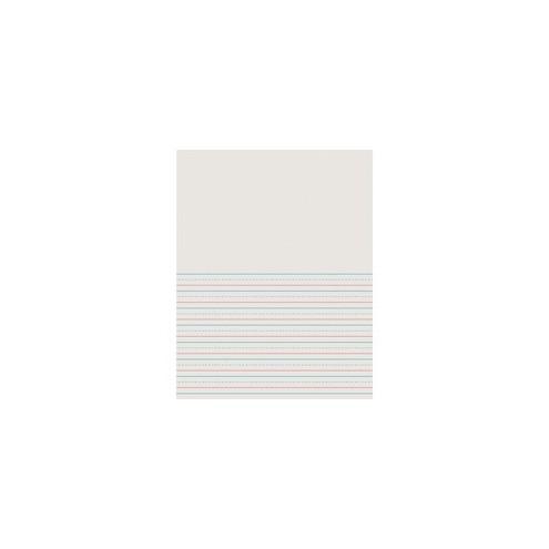 Pacon D'Nealian Ruled News Storybook Writing Pads - Letter - 8 1/2" x 11" - White Binder - 500 / Pack