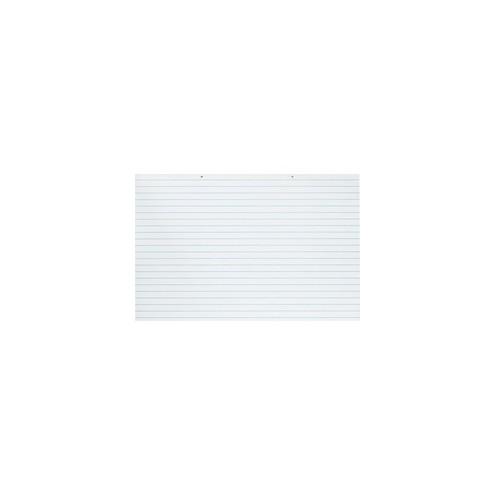 Pacon Primary 1" Ruled Chart Pads - 100 Sheets - Ruled - 36" x 24" - White Paper - 5 / Carton