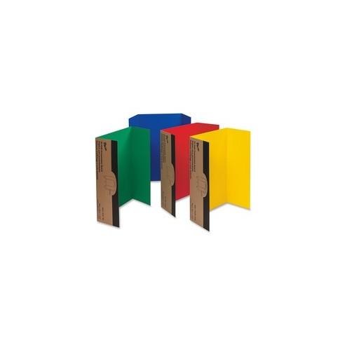 Pacon Presentation Boards - 36" Height x 48" Width - 4 Assorted Surface Colors - 24 / Carton