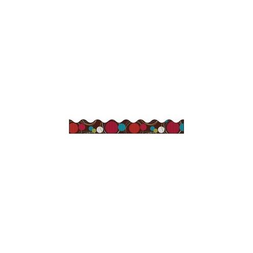 Bordette Decorative Border - Dots Delight Design - 2.25" x 25' - 1 Roll/Pkg