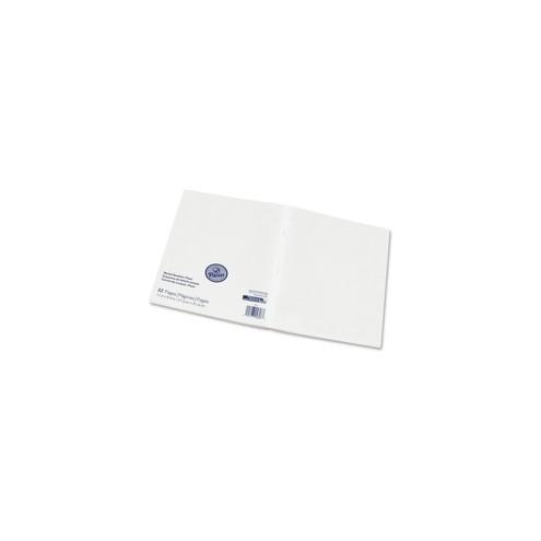 Pacon Beginner Sketch Booklet - Letter - 16 Sheets - Stapled - 8 1/2" x 11" - Bright White Paper - White Cover - 48 / Carton