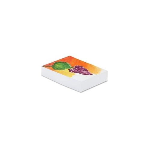 UCreate Art1st Mixed Media Art Paper - Art - 3" x 12"18" - 500 / Ream - White - Paper