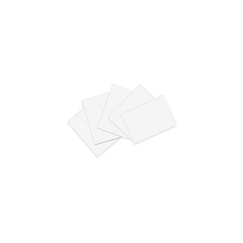 Pacon Unruled Index Cards - Plain - Unruled - 3" x 5" - White Paper - Sturdy - 100 / Pack