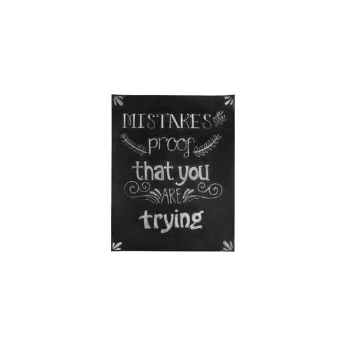 UCreate Chalkboard Poster Board - Sign, Poster, Chalk, Presentation - 0.10" x 28"22" - 25 / Carton - Black