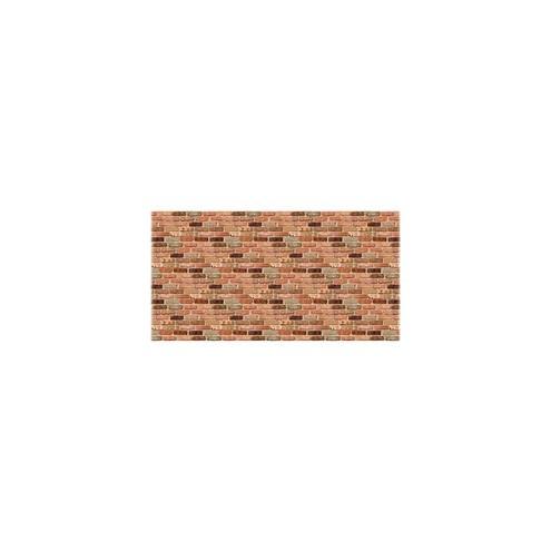 Fadeless Reclaimed Brick Design Paper - Classroom, Display, Table Skirting, Decoration - 2.50" x 48"50 ft - Reclaimed Brick - 1 Each - Assorted - Paper