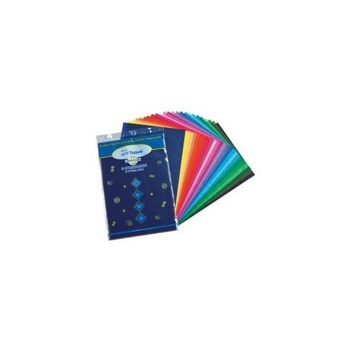 Pacon Spectra Art Tissue Paper Assortment - 12" x 18" - Assorted - For Art Project - 50 / Pack