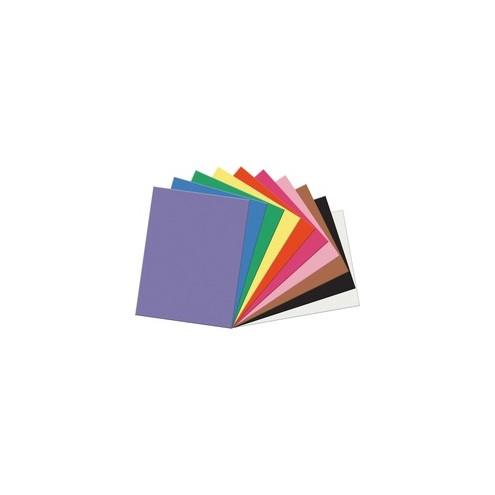 SunWorks Construction Paper - Multipurpose - 24" x 18" - 50 / Pack - Assorted