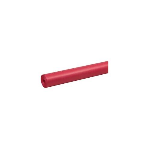 Pacon Duo-Finish Kraft Paper - ClassRoom Project - 48" x 200 ft - 1 Roll - Flame Red - Kraft