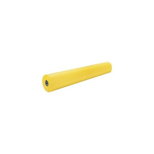 Spectra ArtKraft Duo-Finish Kraft Paper - ClassRoom Project - 36" x 1000 ft - 1 Roll - Canary - Kraft