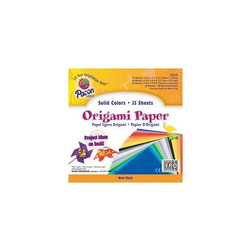 Pacon Origami Paper - Craft, Art - 9.75" x 9.75" - 1 / Pack - Assorted