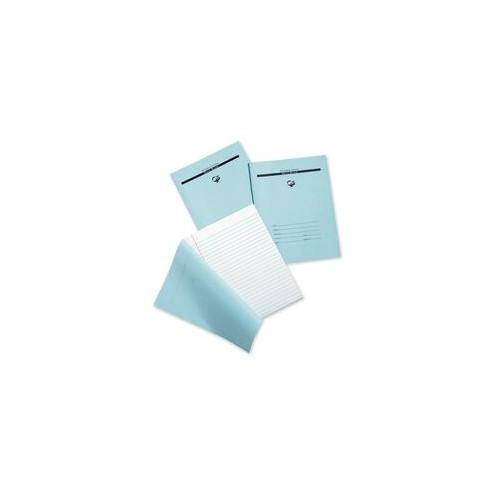 Pacon Blue Book Examination Book - 8 Sheets - 0.38" Ruled Red Margin - 7" x 8 1/2" - White Paper - Blue Cover - Bond Paper - Recycled - 1000 / Carton
