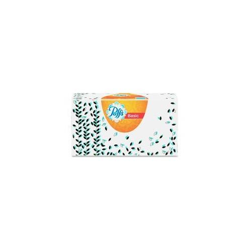 Puffs Basic Facial Tissue - 2 Ply - White - Lotion-free, Soft - 180 / Carton