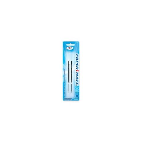 Paper Mate Lubriglide Ballpoint Pen Refill - Medium Point - Blue Ink - 2 / Pack