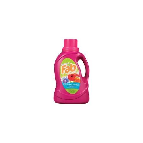 Ajax Liquid Laundry Detergent - Liquid - 60 fl oz (1.9 quart) - Wildflower Medley Scent - 6 / Carton - Multi