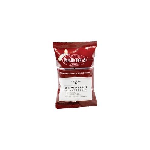 PapaNicholas Hawaiian Islands Blend Coffee - Regular - Arabica, Hawaiian Blend - Light/Mild - 2.5 oz Per Carton - 18 Packet - 18 / Carton