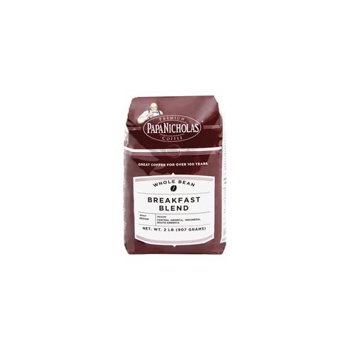 PapaNicholas Breakfast Blend Coffee - Regular - Breakfast Blend, Arabica - Light/Mild - 32 oz - 1 Each