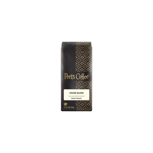 Peet's House Blend Dark Roast Coffee Whole Bean - House Blend - Dark - 16 oz - 1 Each