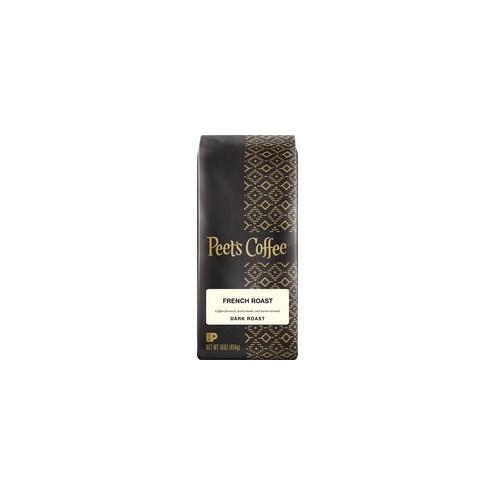 Peet's French Roast Dark Coffee Ground - French Roast - Dark - 16 oz - 1 Each