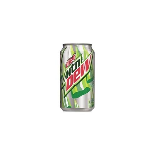 Mountain Dew Soft Drink - Ready-to-Drink Diet - Citrus Flavor - 12 fl oz (355 mL) - Can - 12 / Pack