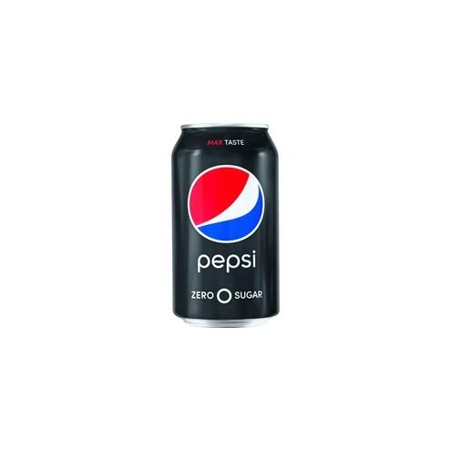 Pepsi Max Zero Calorie Cola - Soda, Cola Flavor - 12 fl oz (355 mL) - Can - 12 / Pack