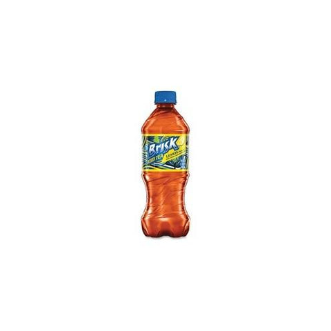 Brisk Lemon Iced Tea Beverage Drink Bottle Bottle - Ice Tea - Lemon - 20 oz - 24 Bottle - 24 / Carton