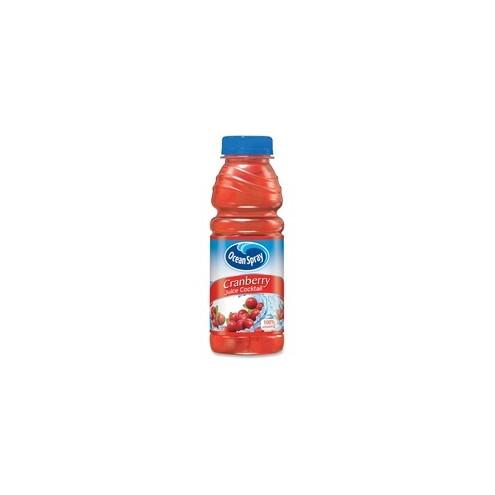 Ocean Spray Cranberry Juice Cocktail Drink - Cranberry Flavor - 15.20 fl oz (450 mL) - Bottle - 12 / Carton