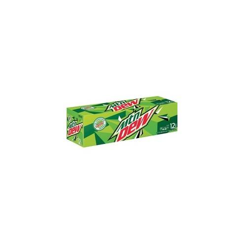 Mountain Dew 12 oz. Canned Soda - Soda Flavor - 12 fl oz (355 mL) - Can - 12 / Pack