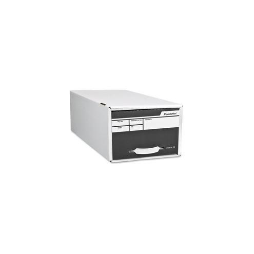 Pendaflex Standard Storage File Boxes - External Dimensions: 24" Width x 9.3" Depth x 6.4" Height - Stackable - White - For Form - Recycled - 1 Each