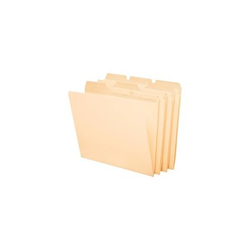 Pendaflex Ready-Tab 3-Position File Folders - Letter - 8 1/2" x 11" Sheet Size - 1/3 Tab Cut - Top Tab Location - Assorted Position Tab Position - Manila - 3.50 lb - Recycled - 50 / Pack