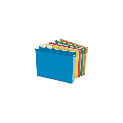 Pendaflex Ready-Tab Assorted Hanging Folders - Letter - 8 1/2" x 11" Sheet Size - 2" Expansion - Ring Fastener - 2" Fastener Capacity for Folder - Pressboard - Assorted - Recycled - 20 / Box